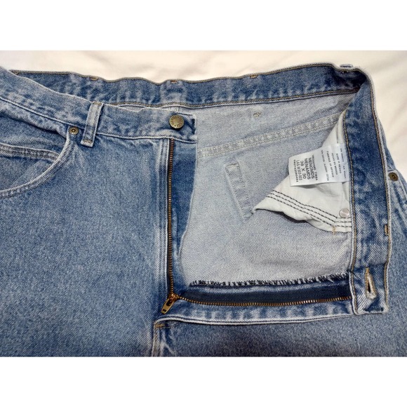 Old Mill 36x28 mens jeans light wash 100% cottom mid rise straight leg BUDGET - Picture 5 of 11